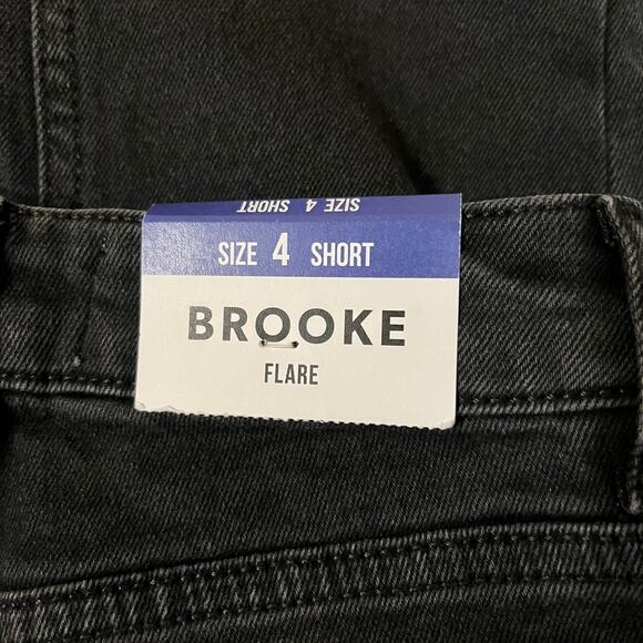 New Look Brooke Flare Jean in Black Wash Size UK4/US0 - Picture 6 of 7